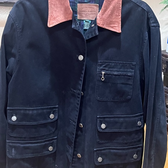 Vintage Ralph Lauren Denim Jacket shade collar - Picture 4 of 8